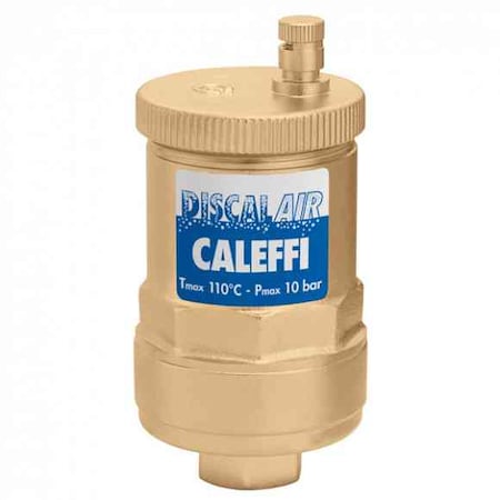 Caleffi 551004A Disair Vent 1/2" Npt 551004A
